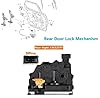 MAMXVKVZEU For Opel For Meriva B MPV 2010-2017 Rear Door Lock Actuator Latch Mechanism 13279836 13279837 135088 135089 133656 133657(Right 13279837 33657) #1