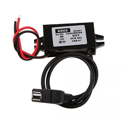 MERISHOPP DC-DC Converter Step Down Module 12V to 5V 3A 15W USB Output Power Adapter-image-10
