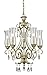 Z-Lite 720-5-AS 5 Light Chandelier, Antique Silver