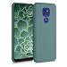 Produktbild kwmobile Hülle kompatibel mit Motorola Moto G9 Play/Moto E7 Plus - Hülle Silikon gummiert - Handyhülle - Handy Case in Tannengrün
