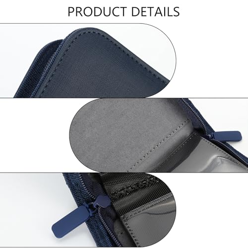 Álbum de tarjetas con cremallera y acabado resistente de 4 fundas para colecciones valiosas 5