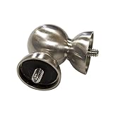 allen + roth Brushed Nickel Steel Single Curtain Rod Bracket