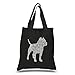 Word Art S Tote Bag - Pitbull- LA Pop Art Black