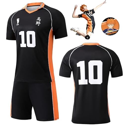 Sternstunde Karasuno Uniform, Shouyou Hinata Voleiball Jersey, Halloween Cosplay haikyuu Anime Disfraz, No.10 - M | Ya disponible en tu tienda friki favorita! En mundofriki.es!