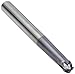 YG-1 EM096 Carbide Ball Nose End Mill, Long Reach, TIALN Multilayer Finish, 30 Deg Helix, 2 Flutes, 3.25" Overall Length, 0.125" Cutting Diameter, 0.25" Shank Diameter