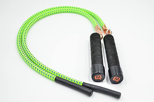 Mute Sports Adaptive Split Ropes® Adaptive Jump Ropes Calf Version for wheelchair users.
