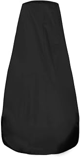Funda Protectora para Fuente De Jardín, Cubierta para Muebles De Jardín Cubierta De Estatua Al Aire Libre, Tela Oxford 210d, Duradera Anti-UV, para Patio Muebles Estatua De Invier(Color:Negro)