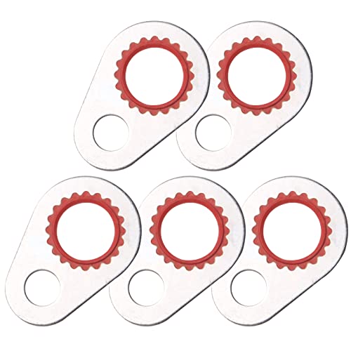 Klimaanlagen-Kompressordichtungen Klimaanlagen-Kompressor Unterlegscheiben für Anschluss Set mit 60 Stück, Verbunddichtungssortiment