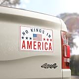No King in America Car Magnet 7.5 x 4.5 inches SKU5