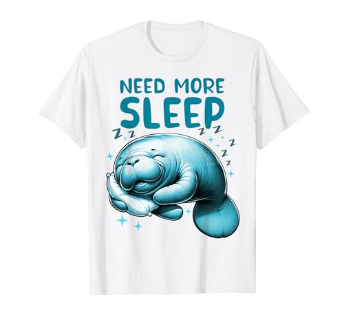 Manatee Sea Cow Sleep Camiseta
