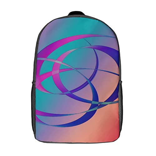 Mochila escolar para la universidad y paseos urbanos con diseño impreso en 3D