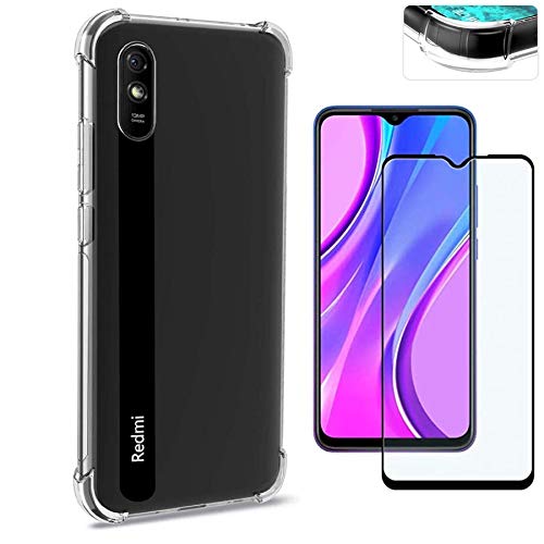 Kit Capa Anti Impacto Antiqueda Xiaomi Redmi 9i + Película