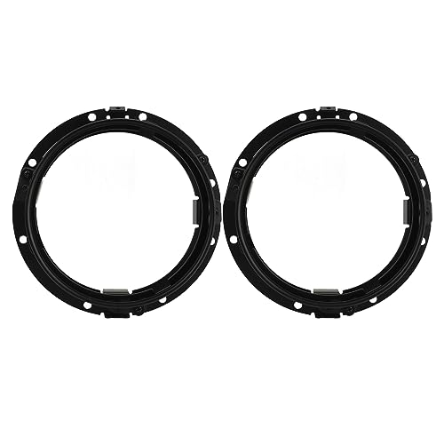 Anneau de Phare Rond, 2 Pièces Anneau de Phare Rond de 7 Pouces Support de de Phare Anneau de Retenue pour JK 2007 à 2018