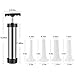 Sausage Maker Meat Stuffer Kit: Stainless Steel Manual Sausage Stuffer Machine with 4 Stuffing Tubes, Meat Stuffer Gun Sausage Making Kit, Hand-Made Sausage Press Filling Tools Salami Maker
