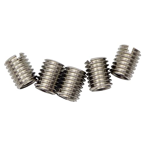 secosautoparts 5pcs for m8x125 male to m6x1 female thread adapters sleeve reducing nut screw sleeve conversion nut m8 8mm male to m6 6mm female
