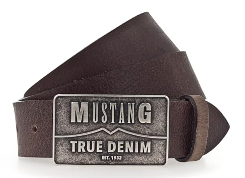 MUSTANG Herren Gürtel Vollrindledergürtel