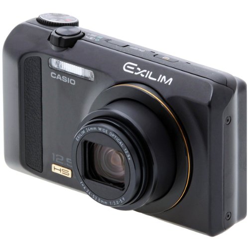 Casio Exilim EX-ZR300 Digitalkamera (16,1 Megapixel, 7,6 cm (3 Zoll) Display, 25-Fach Multi SR Zoom, 24mm Weitwinkel, HS-Nachtaufnahme, HDR) schwarz