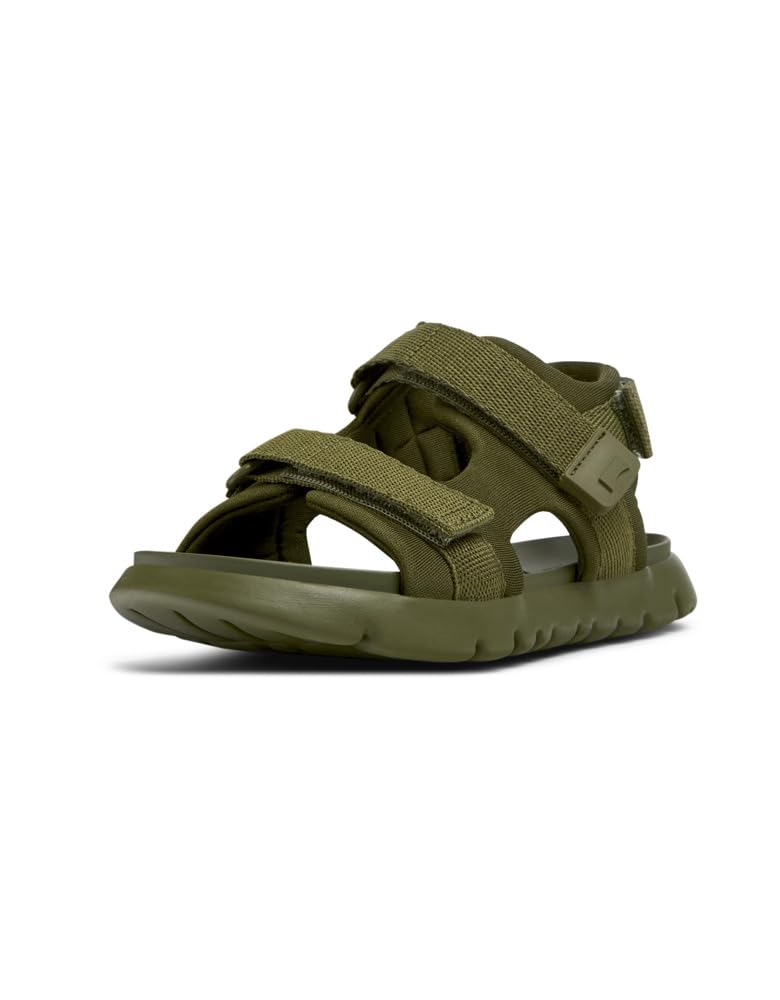 Camper Oruga Sandal K800532, Sandali Con 2 Cinghie Unisex - Bambini E Ragazzi, Verde Medio 005, 25 Eu-image
