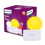 Philips 0.5W LED Yellow Bulb, Pack of 1 (Joy Vision, B22D)