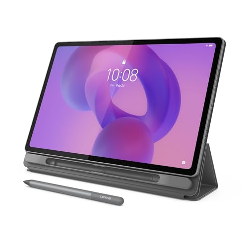 Lenovo Idea Tab Plus - yʃ^ubg - 12.1C` 2.5K IPS ^b`XN[fBXvC - 90Hz - MediaTek Dimensity 6400-8GB  - 128GB Xg[W - A[ 