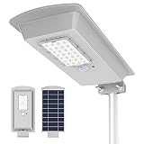 TENKOO Solar Street Light Outdoor Lamp Motion Sensor Dusk to Dawn Waterproof IP65 Security Flood Lig