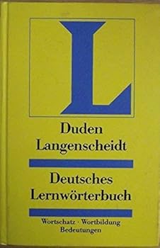 Hardcover Duden-Langenscheidt Deutsches Lernworterbuch Book