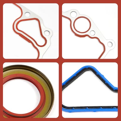Timing Cover Gasket Sets Compatible with Chrysler Dodge Jeep Mitsubishi 3.7L 4.7L Replace TCS46000 TCS46022 by BHB - Image 4
