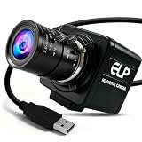 ELP Monochrome Global Shutter USB Camera, High Speed 640FPS Zoom Webcam