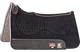 Classic Equine Zone Micro Suede Pad, 3/4-inch Felt (Black, 30 x 30)