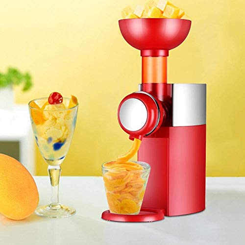 LTLCLZ Klein Speiseeisbereiter Elektrisch Automatische Dessertmaschine Mit Eiswürfelschalen,Für Gefrorene Früchte… – Bild 7