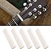 5Pcs DIY Blank Buffalo Bone Nut String Pillow for Uitar Buffalo Bone Nut or Saddle Blank Replacement Part, 2 X 0.2 X 0.4in (5 Pcs)