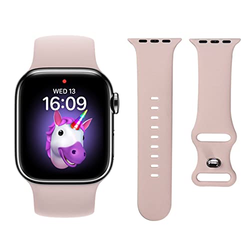 Newjourney For Kids Apple Watch Band, Sport Waterproof Silicone Iwatch Strap For Boy Girl, Compatible With Apple Watch Series 8/7/6/5/4/3/2/1/Se 38Mm 40Mm 41Mm #TOP2