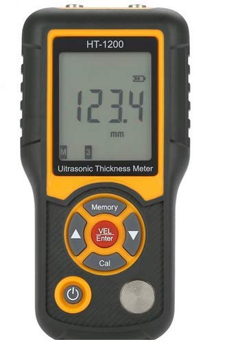 Medidor ultrasónico digital de alta precisión HT-1200 para espesores de acero, rango 1,2–225 mm miniatura 2