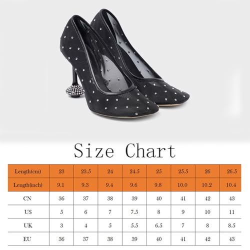 Talons hauts élégants et chaussures confortables à strass pour dîner - 4