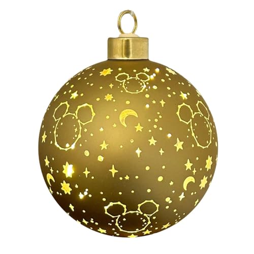 Christmas Inspirations Mickey Mouse Weihnachtskugel 10 cm beleuchtet -...