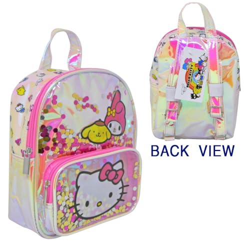 Fast Forward Hello Kitty 9.5" Iridescent Mini Deluxe Backpack2