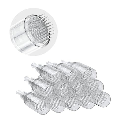 Aiguilles microneedling stériles et douces, 12 cartouches rechange 36 broches