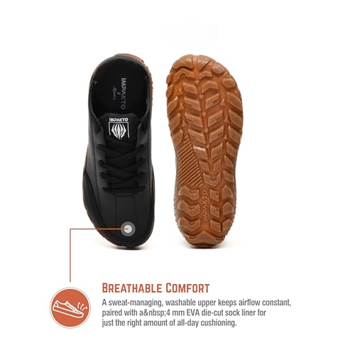 Image of Impakto Outwork Men's Barefoot Shoes | Wide Toe Box Lightweight Shoes for Trainning, Running & Workout | Minimalist Zero-Drop for Natural Movement | Anti-Skid & Flexible Rubber Sole