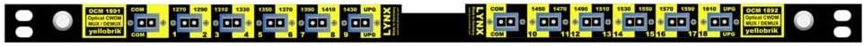 yellobrik OCM 1892 9-Channel CWDM Optical Multiplexer/Demultiplexer with LC/PC Single Mode Optical Connectors, 1450-1610nm Channel Wavelength