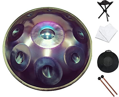 Steel Tongue Drum de 9 Notas 22" D Menor con Accesorios miniatura 1