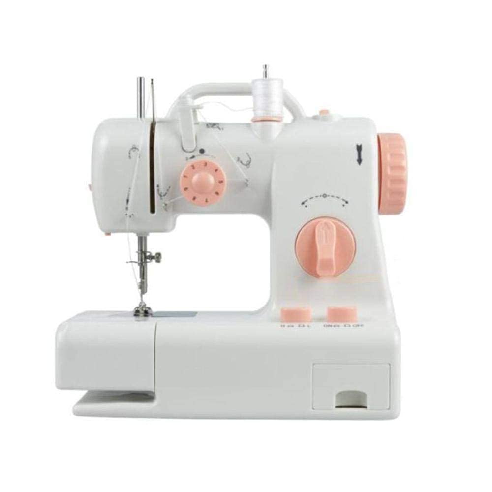 Máquina de Coser pequeña para el hogar, máquina de Coser de Mano, Mini máquina de Coser, luz integrada, fácil de Usar en casa o en Movimiento