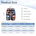 AIFAAFIIA Boys Swim Trunks Abstract Colourful Skulls Fashion Kids Swim Shorts Quick Dry Beach Board Pocket Black