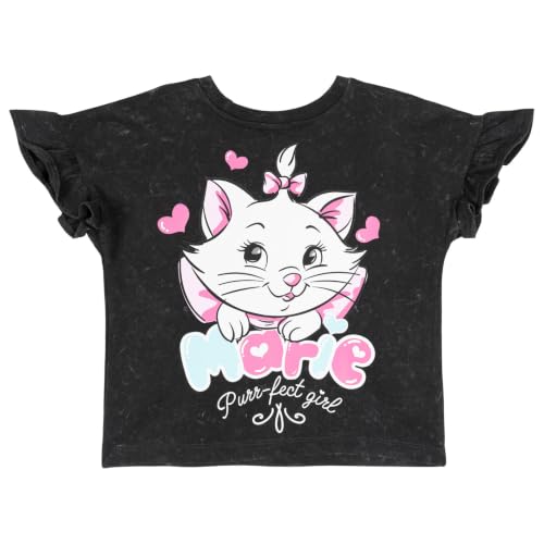 Image of Disney Girls' Washed French Terry T-Shirt and Shorts Set for Baby & Kids