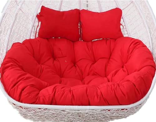 Coussin de Chaise en Rotin Suspendu Double Pliant pour Soulager le Dos sur votre Patio