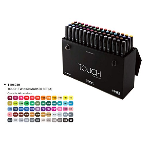 Shinhan Art Touch Twin 60 Marker Set 60A Set #TOP1