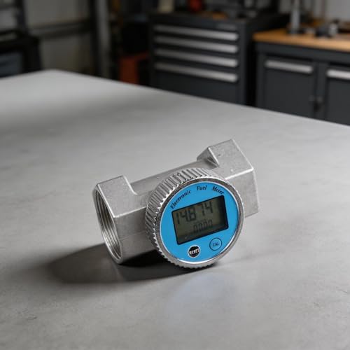 Medidor de caudal digital de 1.5 pulgadas para tuberías de combustible y agua 5