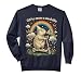 Off to Cause A Kerfuffle Funny Capybara Scooter Chaos Mode Comfort Colors Adult Sweatshirt