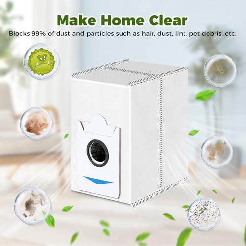 10 Stück Staubbeutel für Ecovacs T30S Combo / T30S Combo Complete Staubsauger Absaugstation, Ersatzbeutel Zubehörset Antibakterieller Staubsaugerbeutel Ersatzteile (Nicht für T30S)