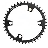 Poecuoa チェーンリング バイクチェーンリング 自転車用チェーンリング 高精度チェーンホイール クランク 110MMBCD 歯の数36T -58T アルミ合金製 シングルデ 超軽量 強耐久性 ロードバイクやマウンテンバイクに適しています(40T)