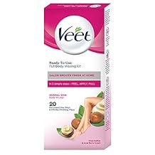 Veet Full Body Waxing Kit - Normal Skin Pack of 1